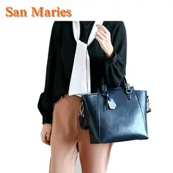 Сан-Мари женская сумка из натуральной кожи сумка женская известных брендов класса люкс Сумки Для женщин сумки дизайнер Crossbody Курьерские