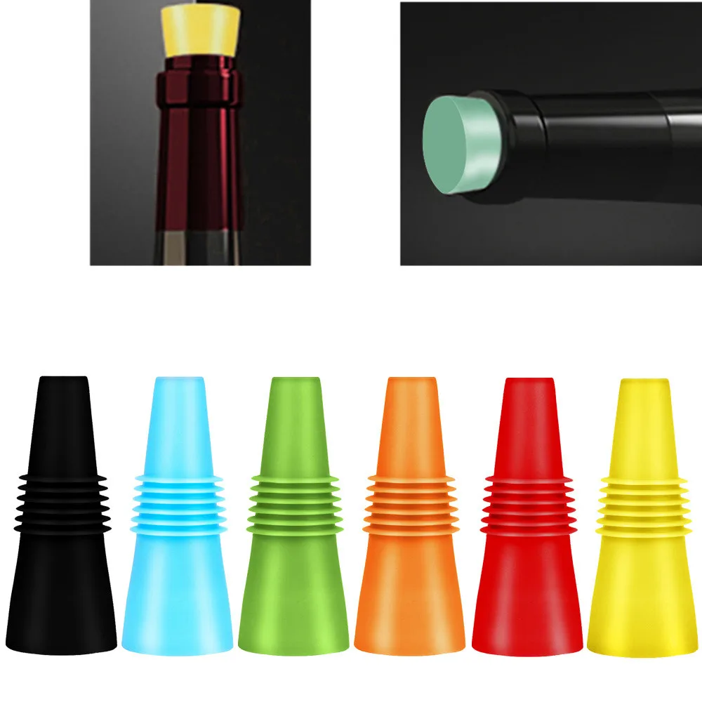

Affordable Colorful Reusable Silicone Wine Bottle Stopper And Beverage Bottle Stoppers Wine Stopper L509