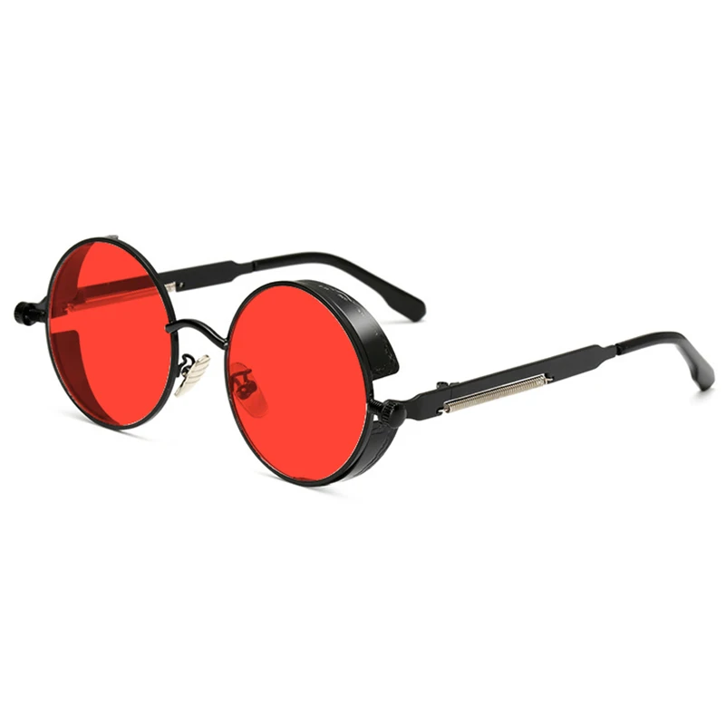 Buy Round Brand Designer Men Retro Transparent See