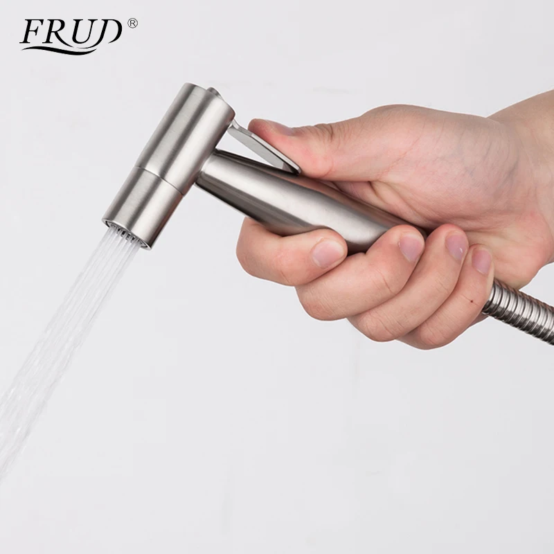 FRUD топ из нержавеющей стали смесители для биде ванная комната Душ кран туалет