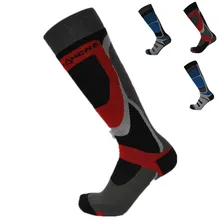 1 ペアヨーロッパ冬メリノウールテリー厚いファッションウォーマースノーボード靴下女性の靴下男性の靴下(China)