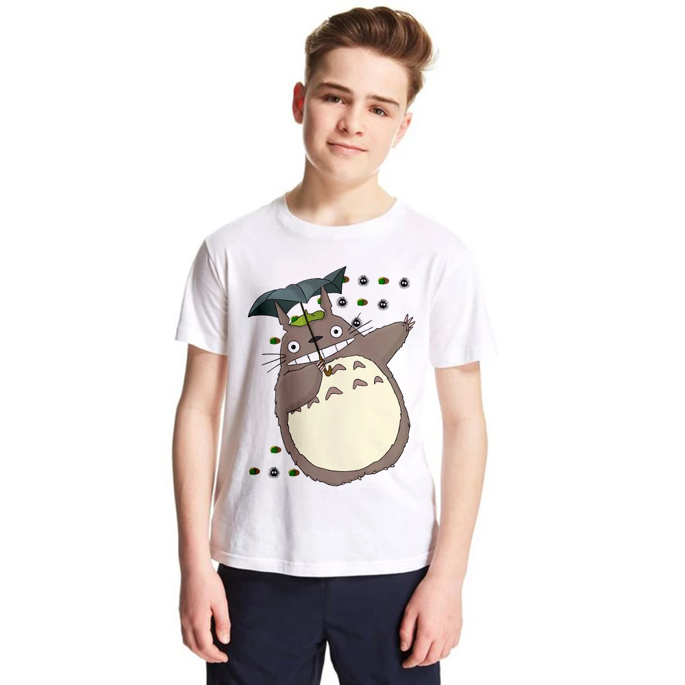 

children T Shirt Studio Ghibli My Neighbor Totoro boy girl Manga Anime Japan Japanese Retro Vintage kid T-Shirt Cotton baby Tops