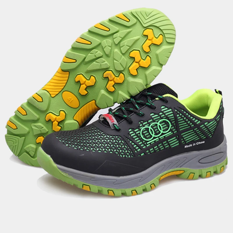 Hombres Seguridad Botas Militar Punta Acero Es De Trabajo Indestructible Zapatos Combate verde Los Negro Zapatillas Goma naranja Ligera Hombre rojo Deporte Para qaYCdn