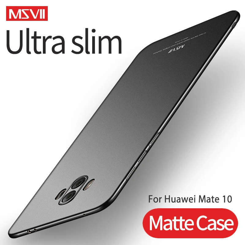 Чехол s для mate 10 MSVII, Жесткий Чехол из поликарбоната с полной защитой, Ультратонкий матовый чехол для huawei mate 10 mate 10 Pro Lite, чехол для телефона