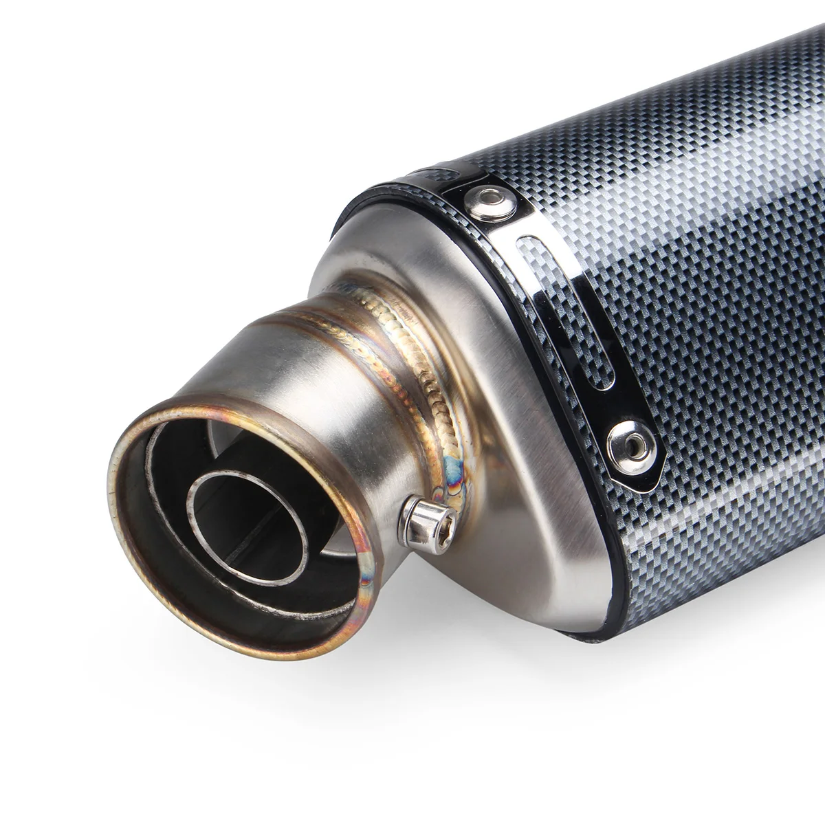 Universal motocicleta Akrapovic Escape silenciador sistema Racing Escape Echappement Moto para Yamaha Kawasaki pequeño ninja Z250