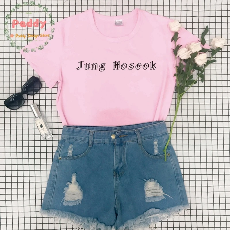 BTS Camiseta de estilo coreano tumblr mujer, remera moderna unisex, ropa de calle, estética, con estampado - AliExpress