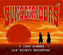 Sunsetriders 16 бит MD игровая карта для sega Mega Drive для Genesis