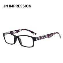 JN фирменный дизайн очки для чтения мужские и женские очки с полной оправой 1,0-4,0 diopterT18964-1