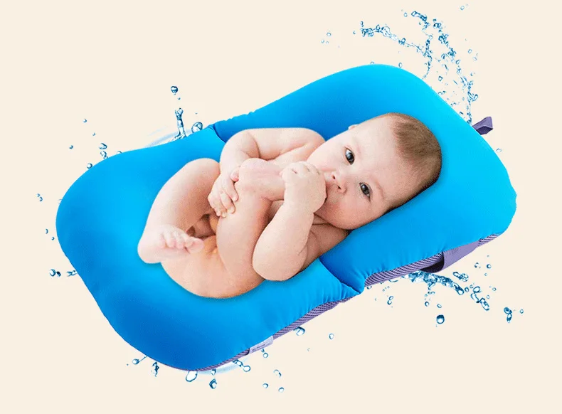 Infant Newborn Baby Bath Tub Pillow Pad Bathroom Cushion Headrest Soft