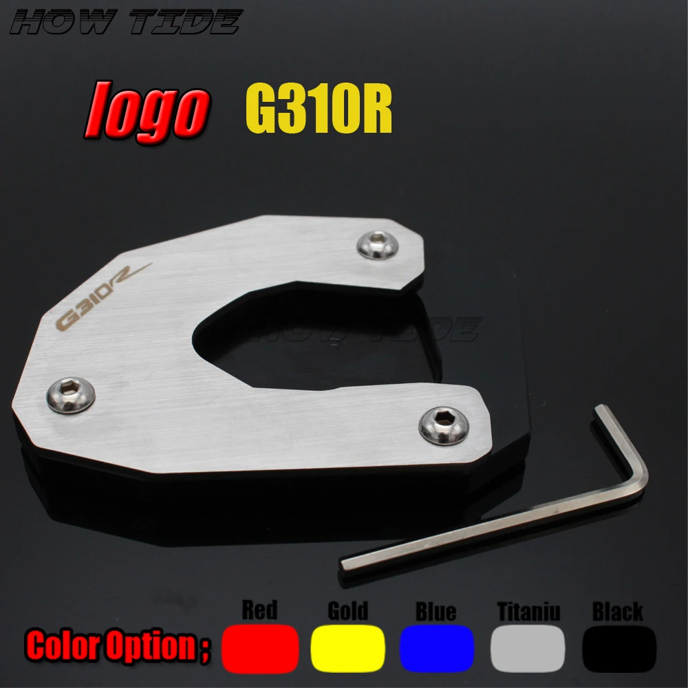 

Motorcycle Kickstand Ehigh quality xtension Plate Foot Side Stand Enlarge pad For BMW G310R G 310R 2017-2018