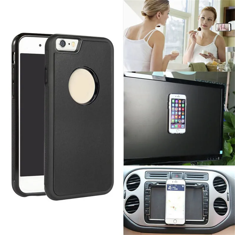 

Anti gravity Phone Case For iPhone X 8 7 Plus XR Xs Max Wall Adsorption Anti-Gravity Sticky Cover For iPhone 6 6S s Plus 5 5S SE
