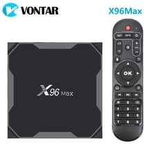 VONTAR X96Max ТВ приставка Android 9,0 Amlogic S905X3 Четырехъядерный 4 ГБ 32 ГБ 64 Гб Wifi BT 1000M 4K ТВ приставка X96 Max X3 медиаплеер