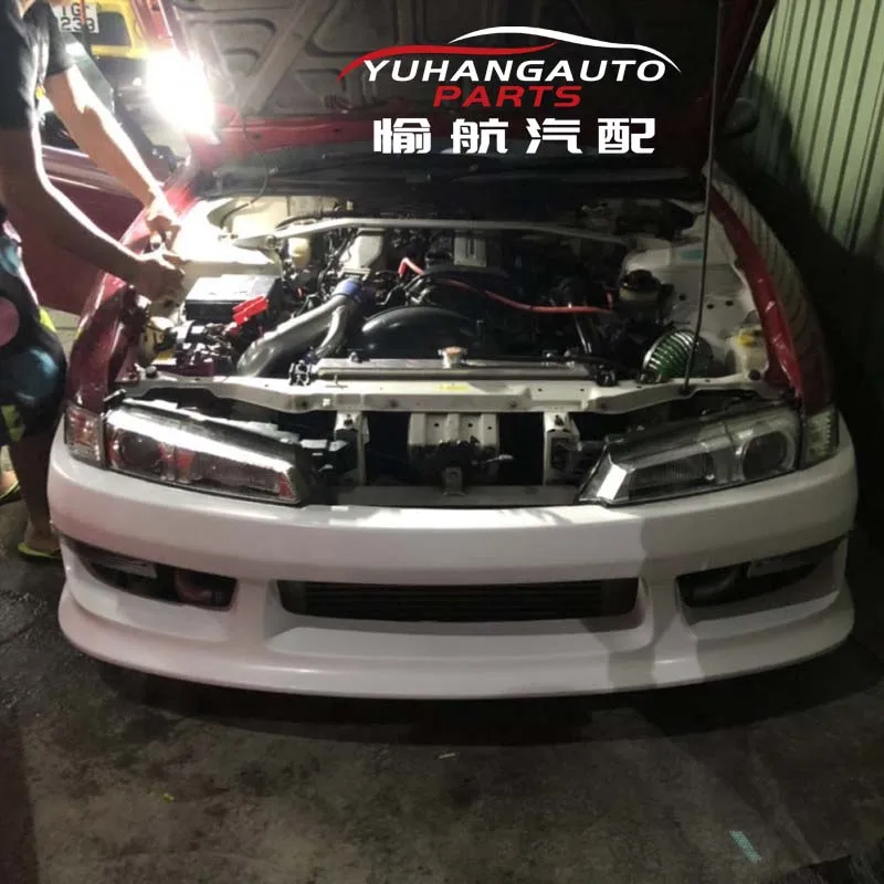 

FRP Auto parts for S14 Silvia Vertex style Front Bumper Glass Fiber