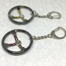 Популярные ювелирные изделия Мода брелок для ключей подшипник скольжения Авто Часть нержавеющая сталь рулевого колеса автомобиля режим
