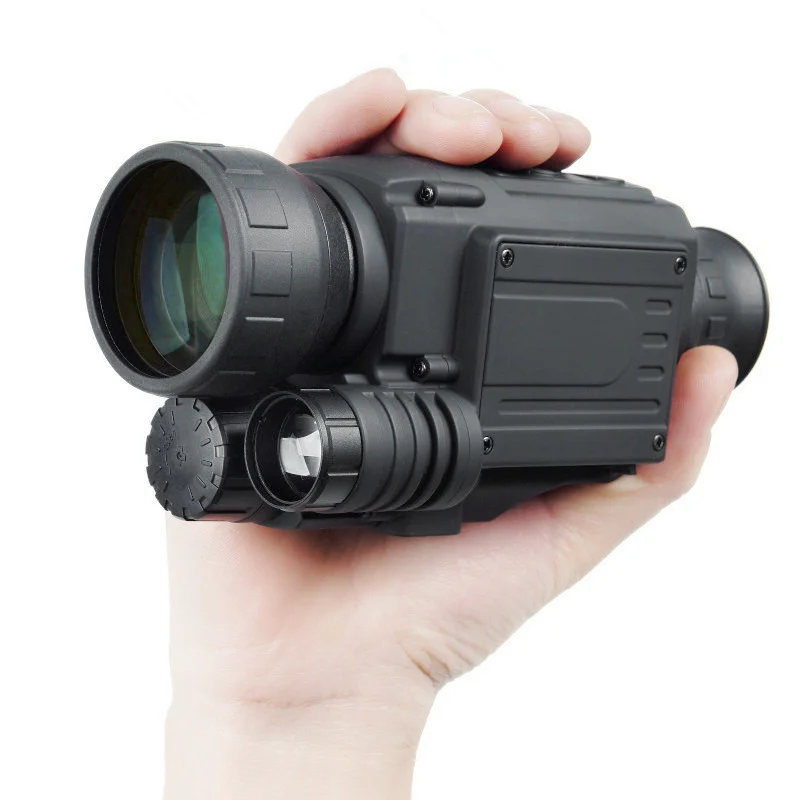 Обновленный инфракрасный монокуляр ночного видения для охоты в ночное время большой дальности hd со встроенной камерой съемки