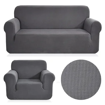 

Polar fleece fabric universal sofa Cover Stretch pattern checked sofacovers Washable Removable couch Covers Slipcovers loveseat