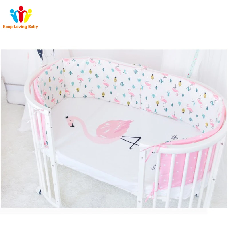 Дышащий хлопок Декор детской комнаты кроватки бамперы для новорожденных защита для кроватки вещи для младенцев от промежности до кроватки