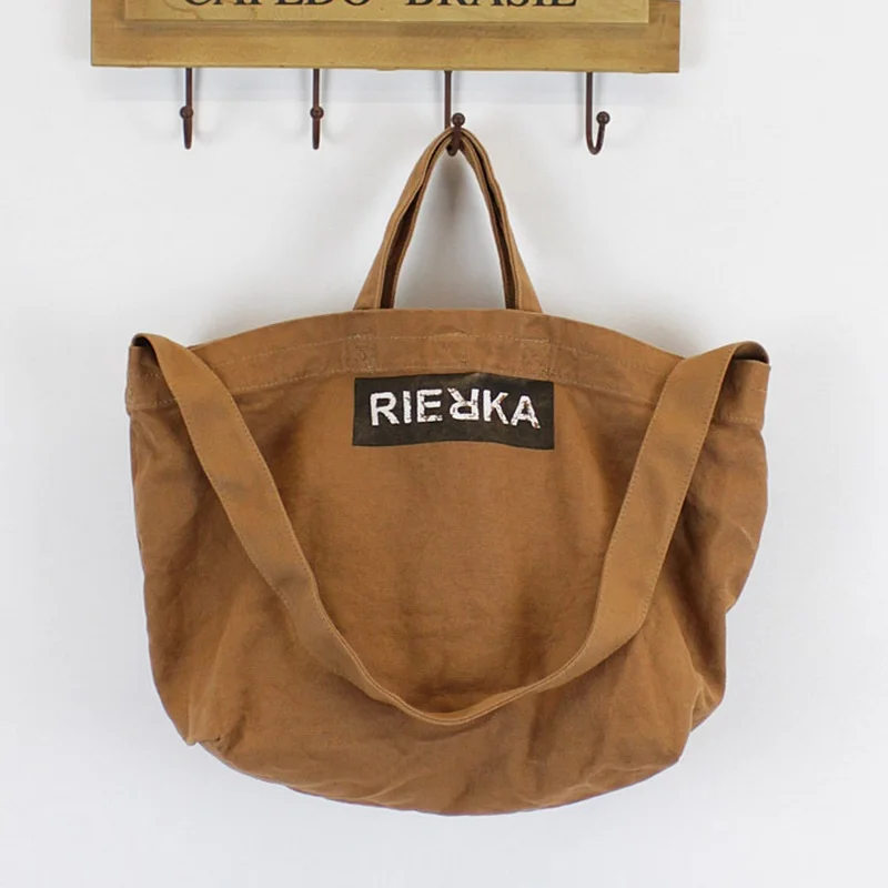 

Women Simple Casual Tote Shopper Bag Female Eco Reusable Canvas Shopping Bag Shoulder Messenger Bag Supermarket Grocery Handbag