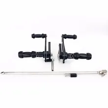 BIKINGBOY mover 90mm adelante controles apoyapiés para Honda VT 600 C CD sombra VLX 600 88-07 89 90 91 92 93 94 95 96 97 98 99 00 01