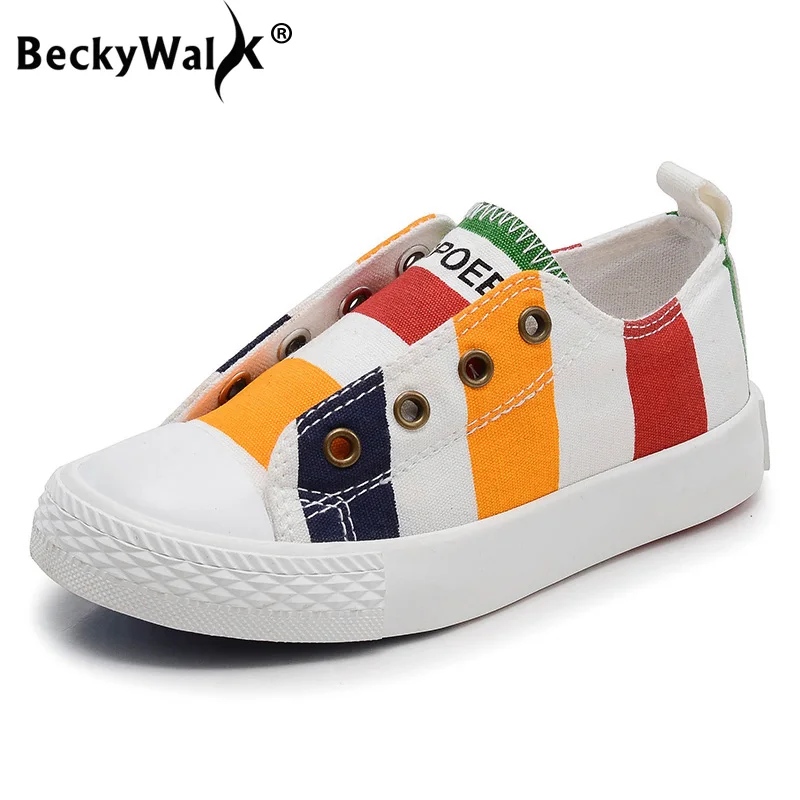 BeckyWalk/Новинка 2018 года сезон весна-осень Низкие детские карнавальные ботинки для