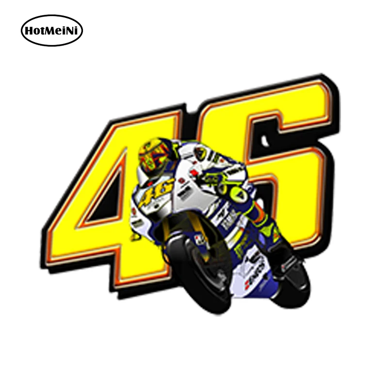 2x Pegatinas Valentino Rossi Numero 46 The Doctor Firma Autógrafo Adesivi Decal