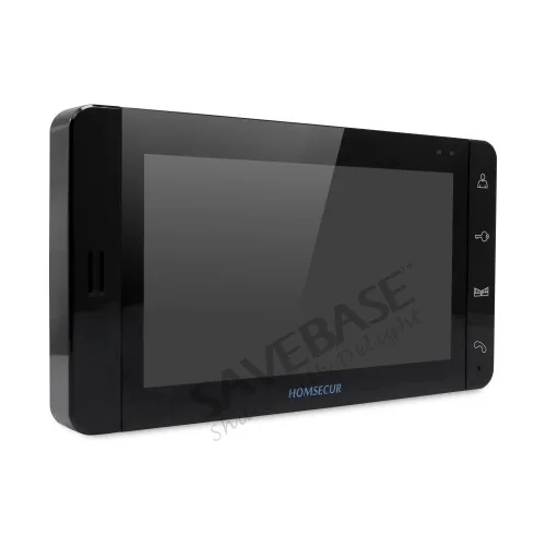 HOMSECUR 7 &quotВидеодомофон безопасности + Черный Монитор для Дома/Квартиры TC041 TM703
