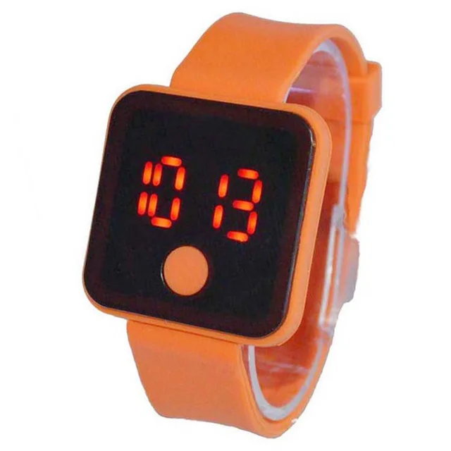 Drop Shipping Ultra-thin Screen Wristwatches Children Electronic Watches Men Sil Drop Shipping Ultra-thin Screen Wristwatches Children Electronic Watches Men Sil