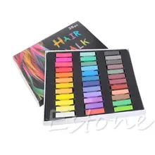 6 12 24 36 Color Fast Temporary Non Toxic Short Hair Chalk Dye Soft Pastel Salon