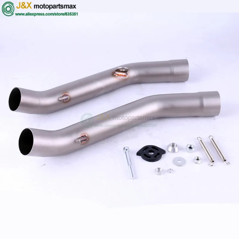 Z750 Slip-On For KAWASAKI Z750 Z 750 2007-2014 Z800 Z 800 2013-2016 Motorcycle Exhaust Muffler Tube Escape Moto Middle Link Pipe - Image 4