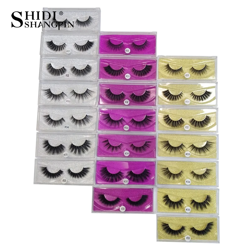 

wholesale price 10 boxes free shipping natural long false eyelashes cruelty free 3d mink lashes makeup fake eyelash extension