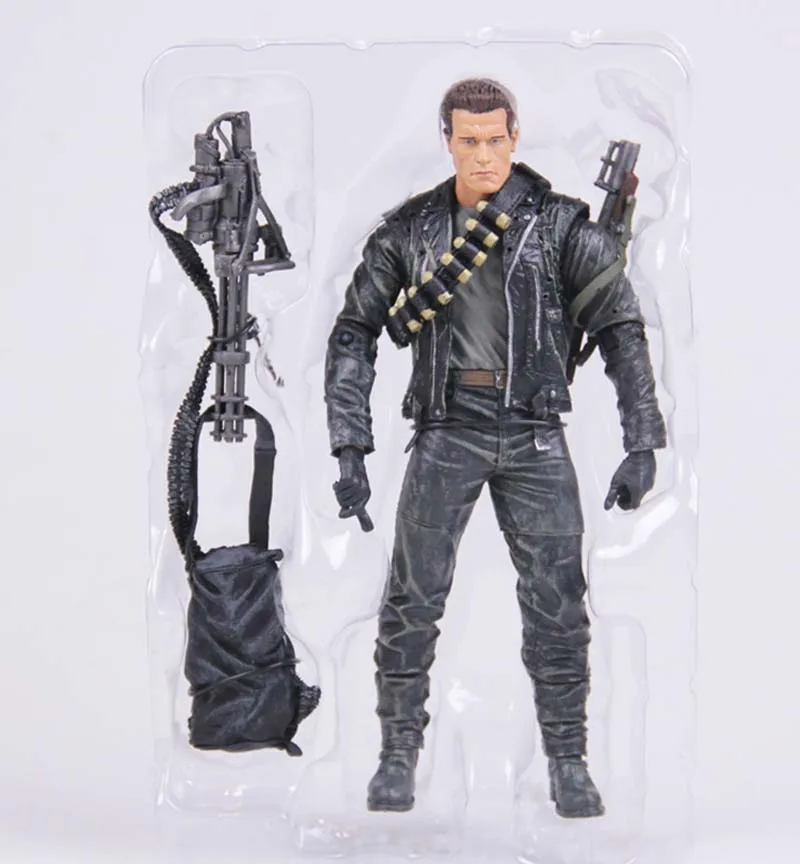 The Terminator 2 T-800 T-1000 7 tipi PVC Action Figure Da Collezione Giocattolo Modello 