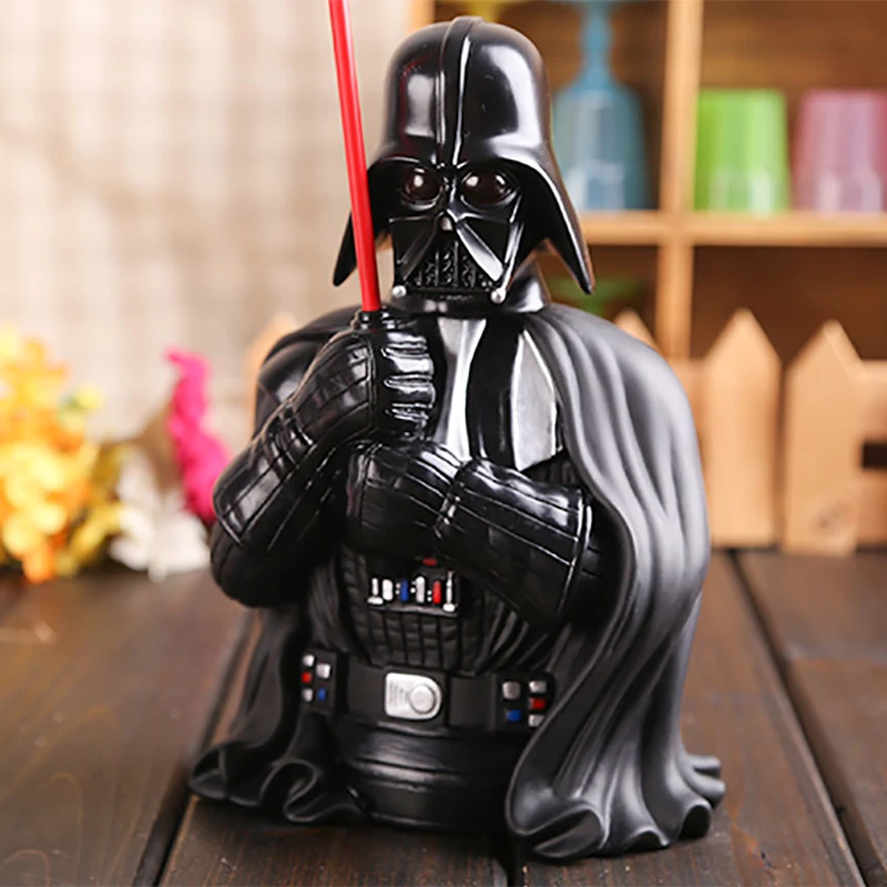 

Star Wars Movie Darth Vader Figure Piggy Bank Save Money Box Star Wars PVC Action Figures Collectibles Model Toys 22cm KT425