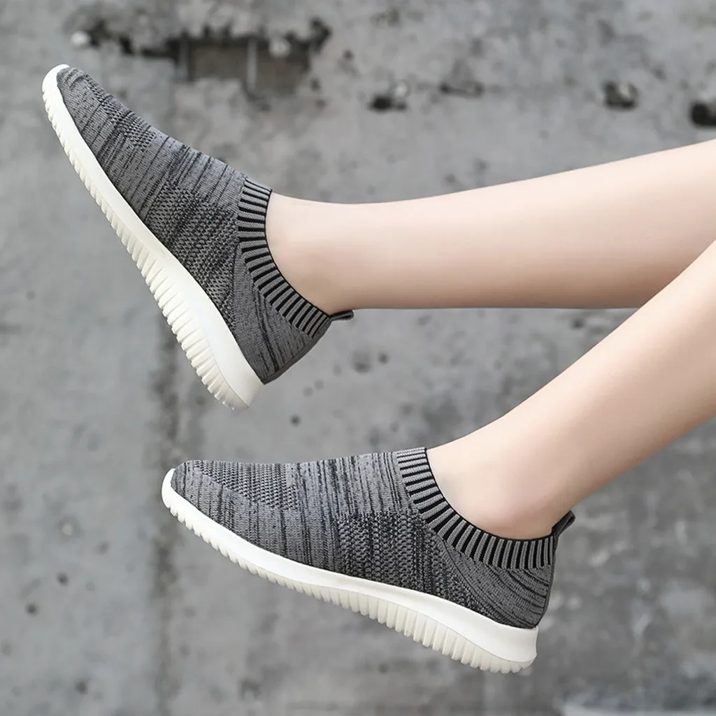 

KANCOOLD Outdoor Mesh Solid Color Sports Shoes Thick Runing Breathable Shoes High Quality Comfortable Sneakers