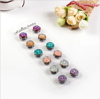 

Newest imitatio druzy brooch Muslim Headscarf Abaya Khimar Magnetic Hijab Scarf Magnet Pin