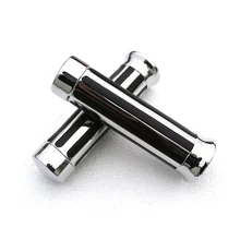 2 шт. хромированные мотоциклетные алюминиевые+ резиновые " 25 мм ручки на руль универсальные для всех мотоциклов с 1" ручки на руль