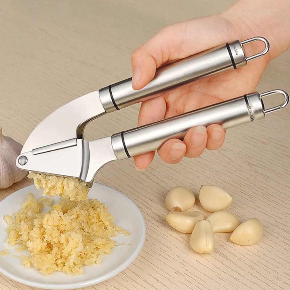 Stainless Steel Garlic Press High Quality Kitchen Tool Multi functional