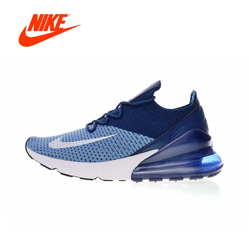 Original New Arrival Authentic Nike Air Max 270 Flyknit Men's Comfortable Running Shoes Sport Outdoor Sneakers AO1023-400