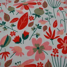 Печатный метр хлопок и лен ткань для DIY диван шторы скатерть для домашнего декора Хлопок