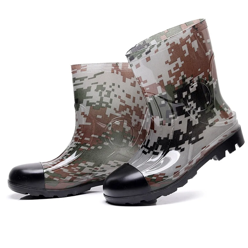 women's camouflage rubber boots