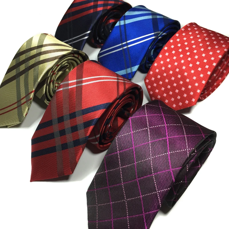 Новое поступление 6,5 см популярный узкий плед для взрослых шеи галстук для мужчин и женщин