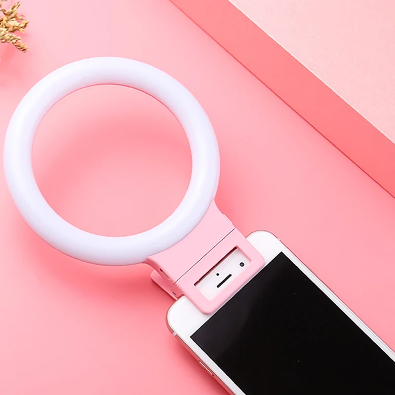 MLLSE USB зарядка светодиодный Selfie кольцо свет для iPhone X 8 Xs телефон дополнительная