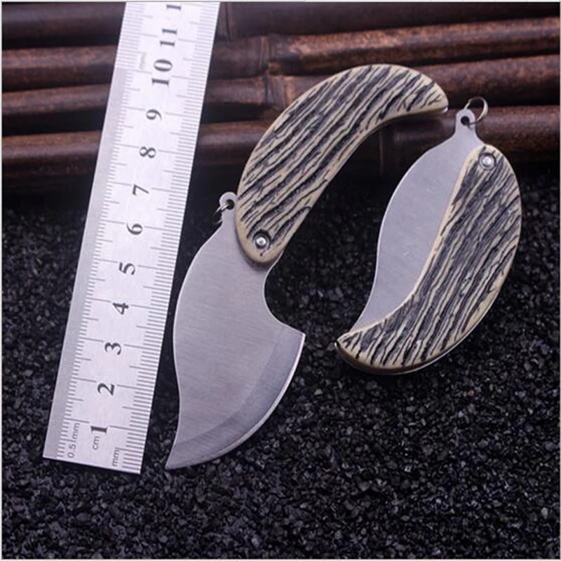 Stainless Steel Mini Knife Outdoor Camping Folding Knives Tactical