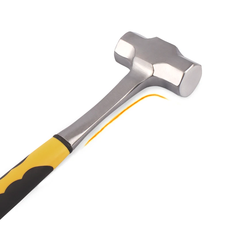 2LB-4LB Sledge Hammer Heavy Duty One-piece Forged Steel Brick Drilling Crack Hammers Building Construction Engineer Hammer sledge hammer one piece hammer