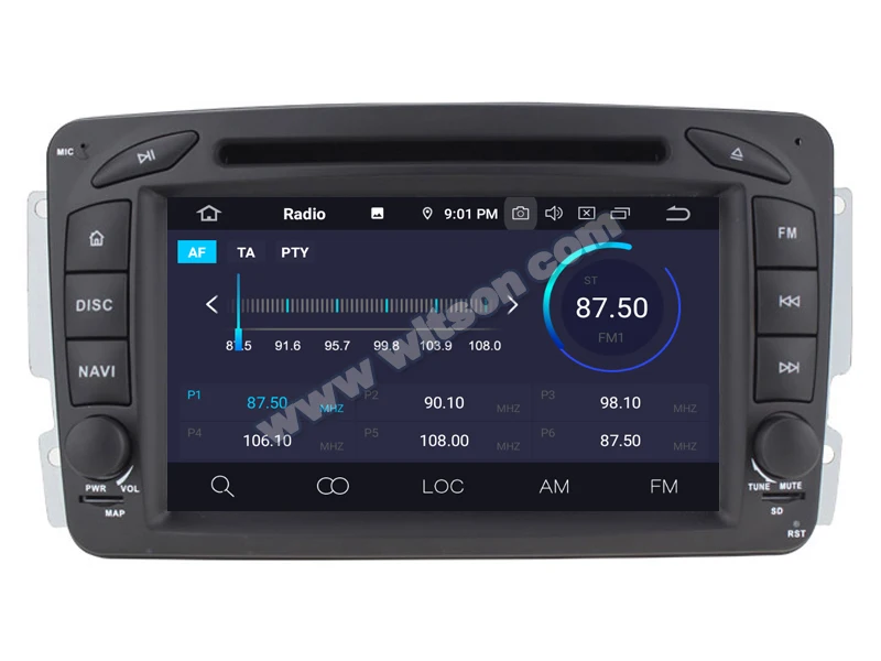 Clearance WITSON Android 9.0 CAR DVD GPS RADIO for MERCEDES-BENZ C CLASS W203/Clk -C209/W209 audio system with gps car audio gps dvd  9