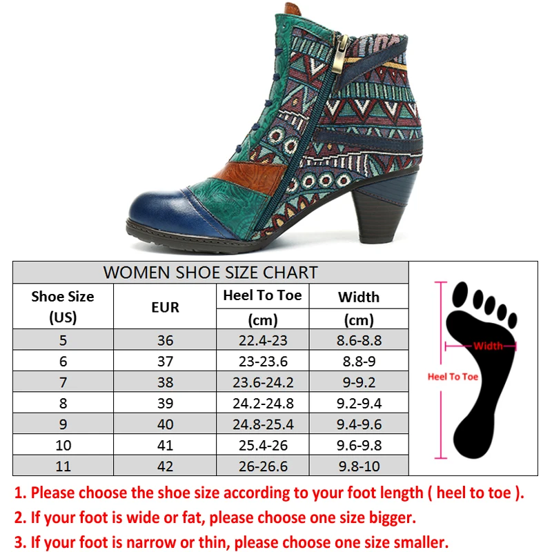 Bleu Style Cheville Mi Épissage Véritable Stylesowner Rétro Femelle Bohème Cuir Bottes Dentelle up Talons Femmes Automne Printemps Femme VjzLGSqUMp