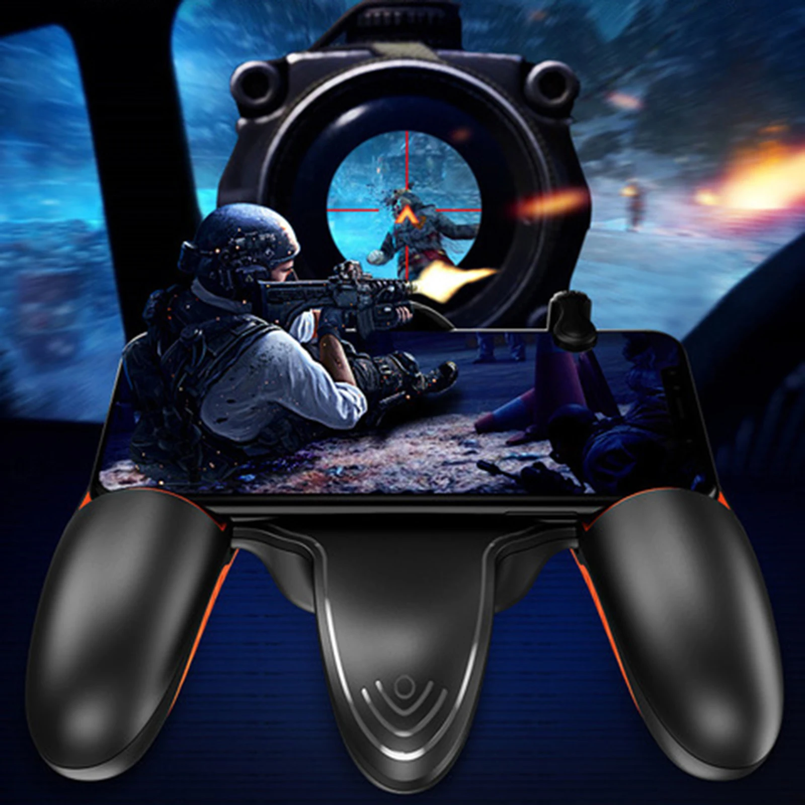 Игровой контроллер для PUBG джойстик с охлаждающим вентилятором Android/ IOS|Геймпады| |