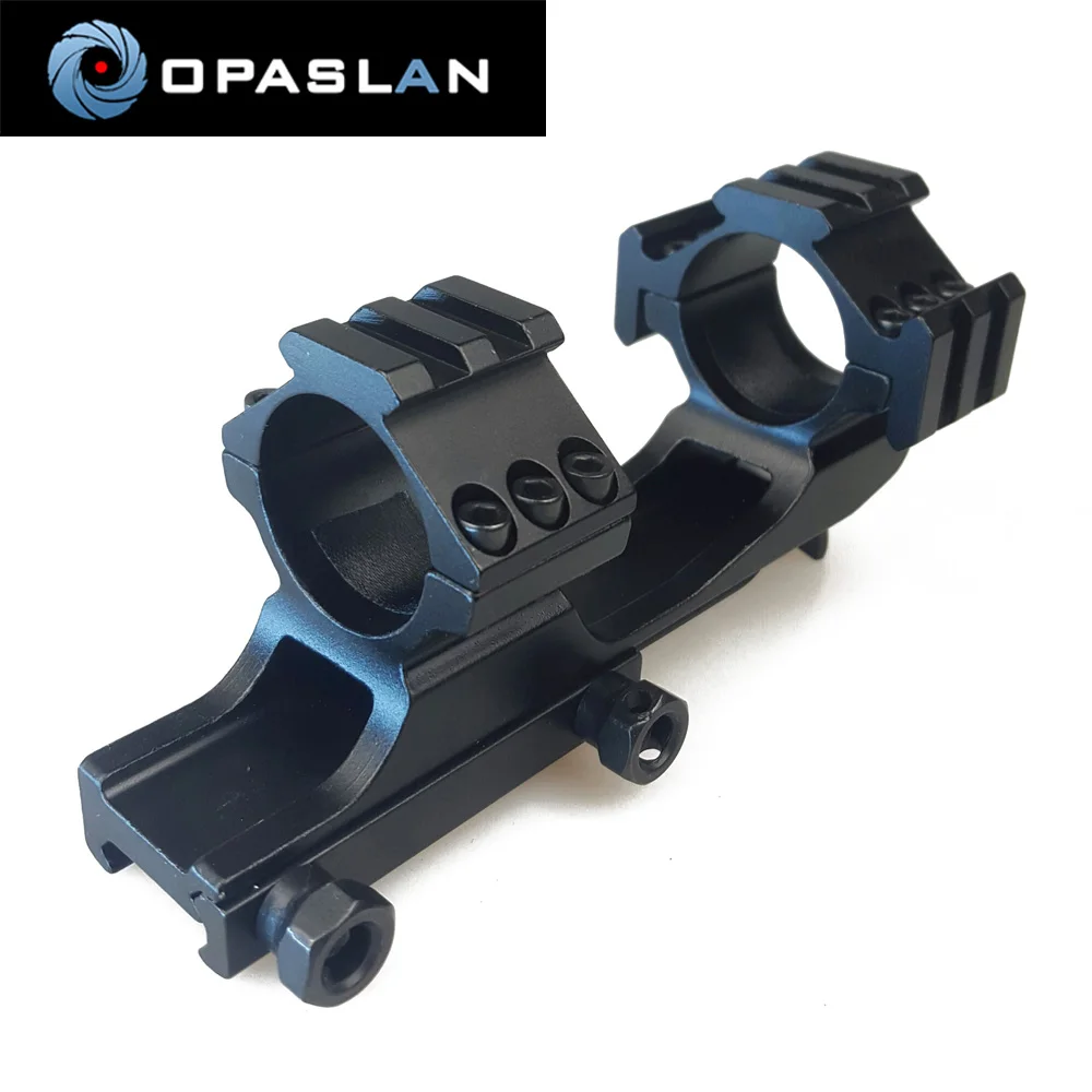 

OPASLAN Tactical 25.4/30mm Scope Mount Double Ring Cantilever Mount Riflescope Tri-Rail Three Side 20 mm Weaver Rail