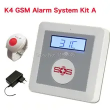 Gsm Беспроводная SOS panic основная панель экстренного вызова с бесплатным адаптером питания и кнопкой SOS