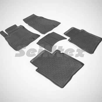 

For Nissan Sentra 2014-2019 rubber floor mats into saloon 5 pcs/set Seintex 86070