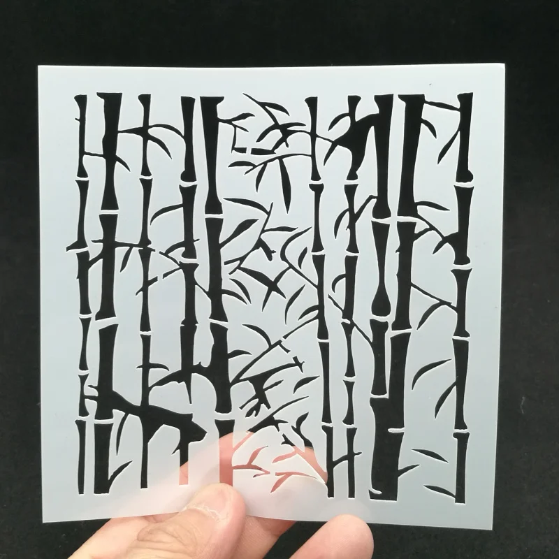 

Bamboo pvc Layering Stencils for Diy scrapbook Drawing Color Spray Stencil,painting stencil,home decor diy etc.